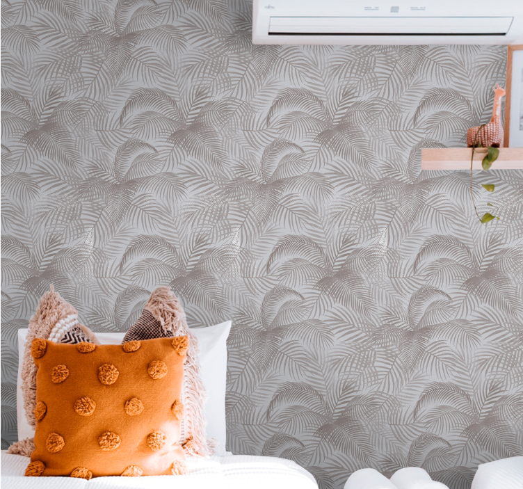 Papel de parede natureza padrões de folhas elegantes - TenStickers