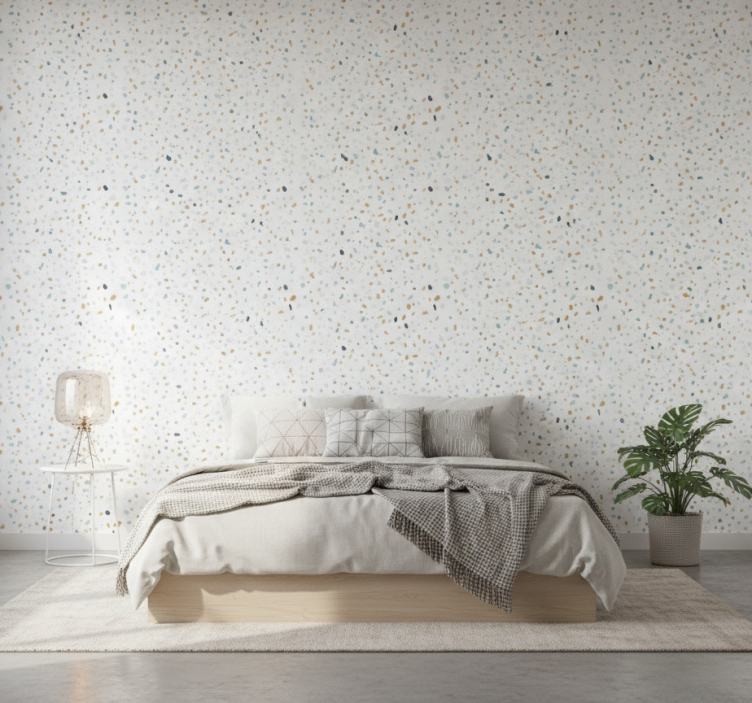 Papel de parede outras texturas estilo nórdico terrazzo - TenStickers