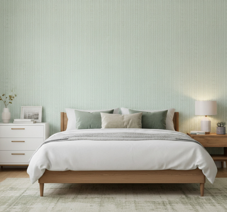 Papel de parede outras texturas visual de tapete verde - TenStickers