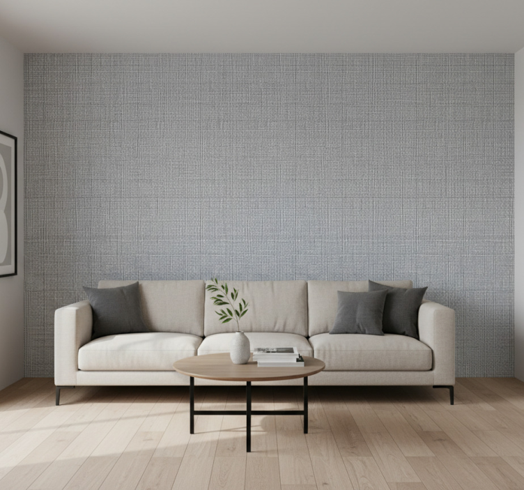 Papel de parede para sala malha de ardósia desenhada à mão - TenStickers