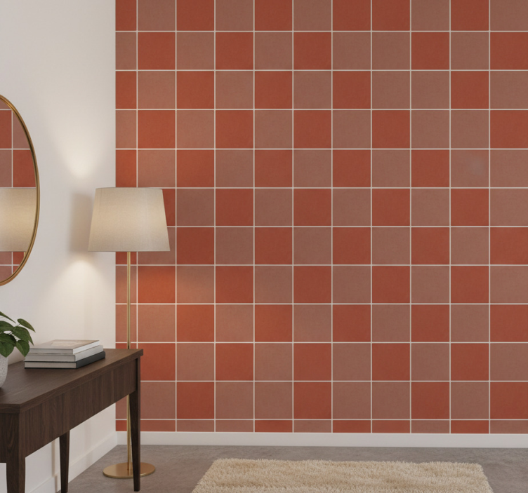 Papel de parede pedra azulejos de siena - TenStickers