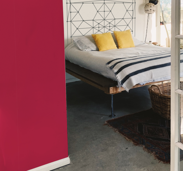 Papel de parede Viva magenta - TenStickers