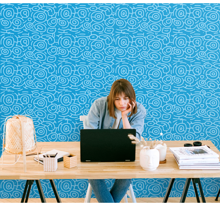 papel de parede abstracto Manchas abstratas - TenStickers