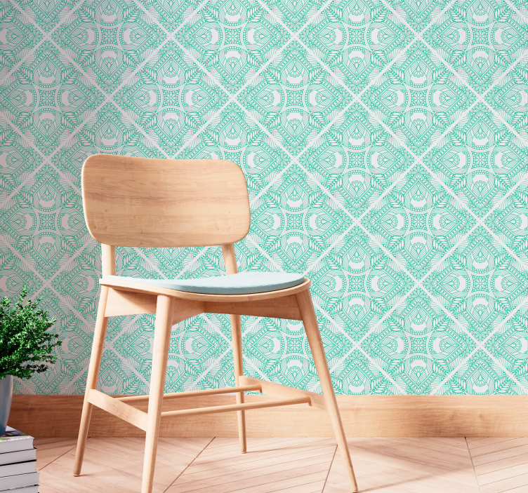 papel de parede ornamental Sorteio ornamental - TenStickers