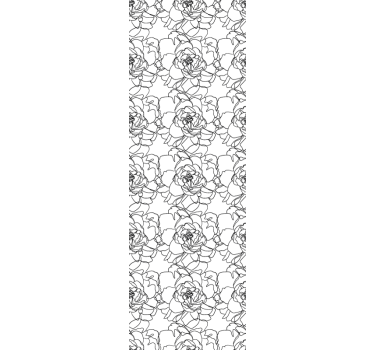 papel de parede floral flor elegante floresce - TenStickers