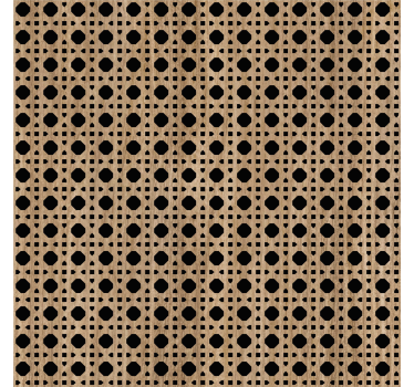 Papel de parede para quarto em cana de açúcar marrom - TenStickers