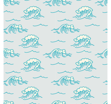 Papel de parede para quarto onda do mar - TenStickers