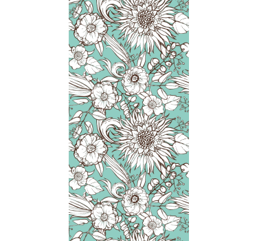 Papel de parede para quarto com estampa de girassol - TenStickers