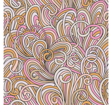 Papel de parede para quarto kallax abstrato - TenStickers
