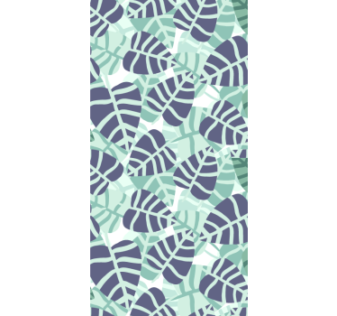 Papel de parede para quarto com flores tropicais coloridas - TenStickers