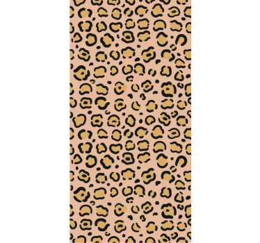 Papel de parede para quarto estampa leopardo pastel - TenStickers