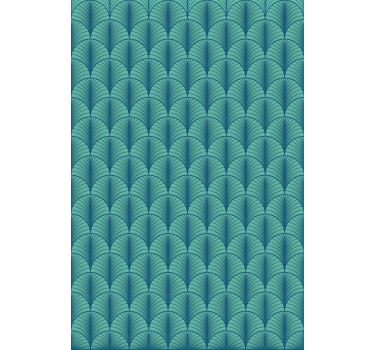 Papel de parede para quarto verde-azulado - TenStickers