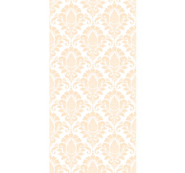 Papel de parede para quarto padrão damasco bege - TenStickers