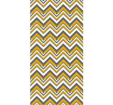 Papel de parede para quarto estilo chevron - TenStickers