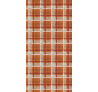 Papel de parede quarto de casal xadrez outonal - TenStickers