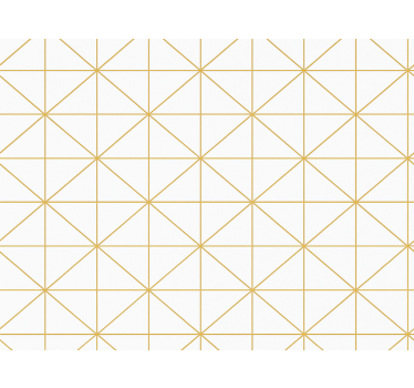 Papel de parede quarto de casal geométrico dourado - TenStickers