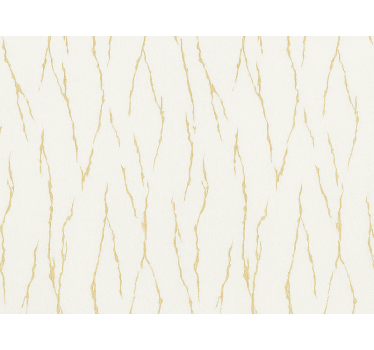 Papel de parede quarto de casal mármore branco com ouro - TenStickers