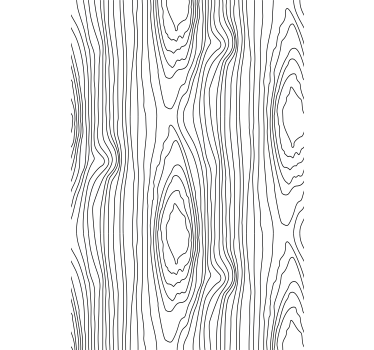 Papel de parede floral listras da natureza preta - TenStickers