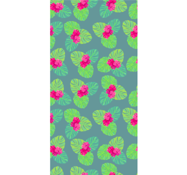 Papel de parede floral design de flor de magnólia na água - TenStickers