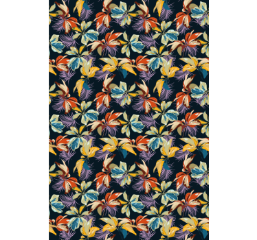 Papel de parede floral design de lírio-tigre - TenStickers