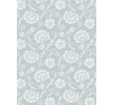 Papel de parede floral estampa floral "chic de vovó" - TenStickers