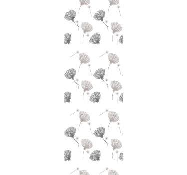 Papel de parede para quarto com flores do campo brancas - TenStickers
