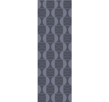 Papel de parede para quarto com design azul japandi - TenStickers