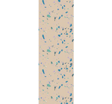 Papel de parede para quarto pedra terrazzo colorida - TenStickers