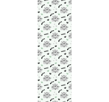 Papel de parede para quarto gatinhos fofos com patas - TenStickers