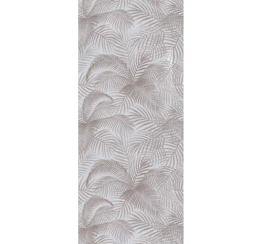 Papel de parede para quarto botânico elegante cinza anos 80 - TenStickers
