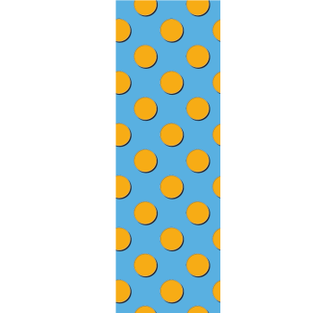 Papel de parede para quarto com padrão de bolinhas retrô - TenStickers