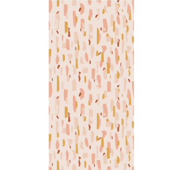 Papel de parede para quarto com pintura em pétalas - TenStickers