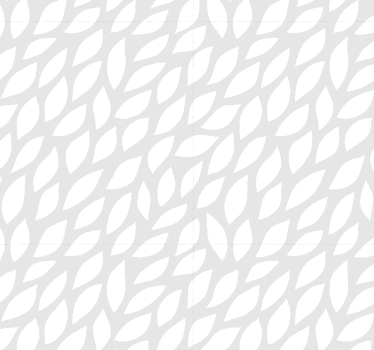 Papel de parede floral folhas brancas - TenStickers