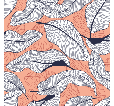 Papel de parede de natureza Folhas tropicais  - TenStickers