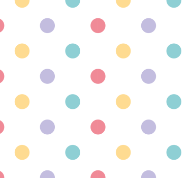 Papel de parede círculos e bolinhas Confetes coloridos - TenStickers