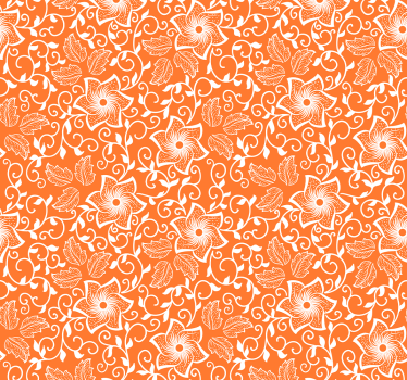 papel parede ornamental Paisley flores - TenStickers