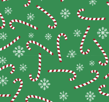 papel de parede quarto Doce de natal - TenStickers