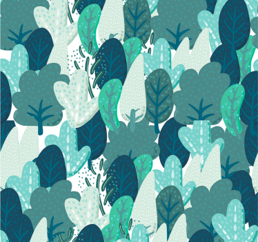 Papel de parede para sala Floresta animada - TenStickers