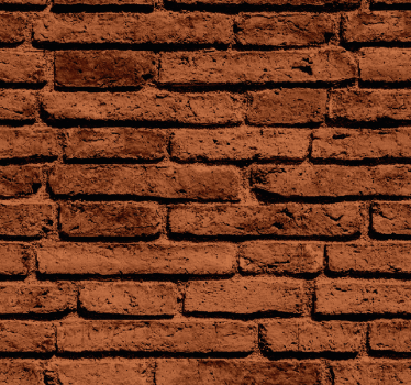 papel parede tijolo Tijolo marrom - TenStickers