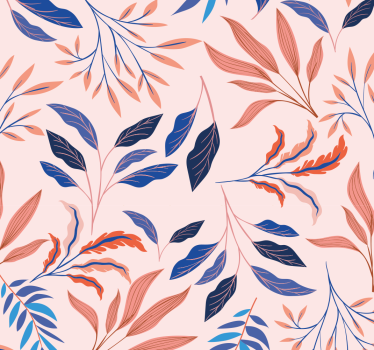 papel parede florido Dança Elegante - TenStickers