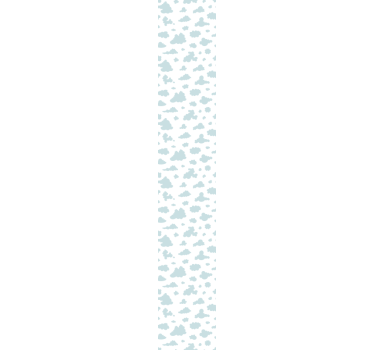papel de parede criança Nuvens azuis claras - TenStickers
