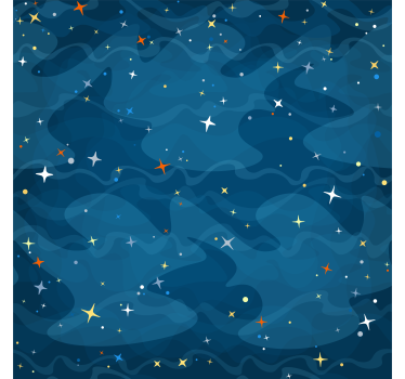 Papel parede infantil Noite estrelada - TenStickers