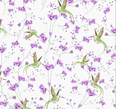 papel de parede animais Passáros coloridos - TenStickers
