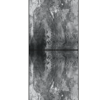 papel parede pedra Efeito quebrado de marmol branco e preto - TenStickers