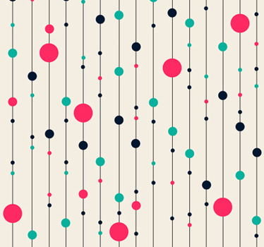 papel de parede formas geométricas Pontos charmosos - TenStickers