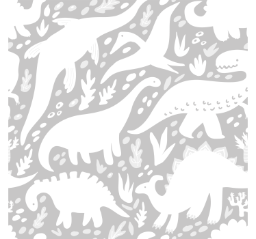Papel de parede dinossauros zoológico de dinossauros - TenStickers