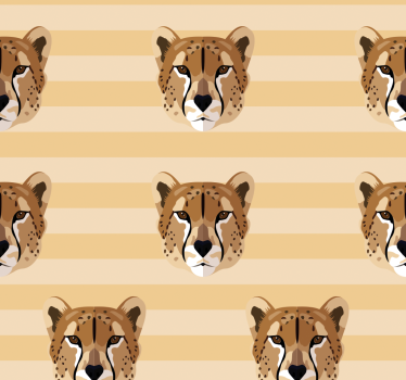 papel de parede animais Cabeça de leopardo - TenStickers