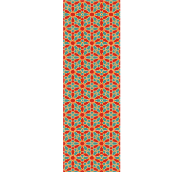 papel parede outras texturas Ornamento geométrico árabe sem costu - TenStickers