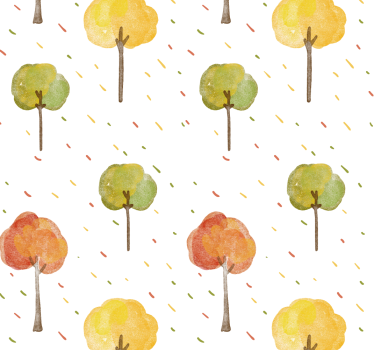 papel parede natureza árvores de outono - TenStickers