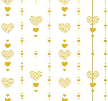 papel parede abstracto coração de ouro - TenStickers